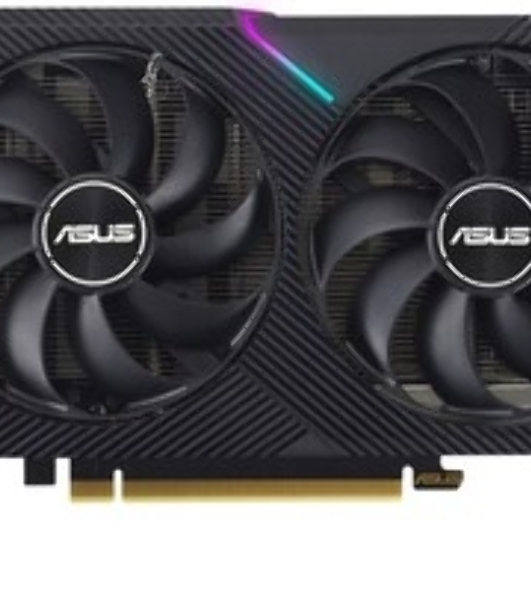 Видеокарта Asus NVIDIA GeForce RTX 3050 8192Mb DUAL-RTX 3050-O8G-V2 PCI-E 4.0 128 GDDR6 1822/14000 DVIx1 HDMIx1 DPx1 Ret