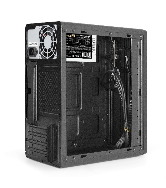 Корпус ExeGate BAA-503U2-AA500, Mini-Tower, чёрный, 1 x 80/90 мм, БП 500 Вт