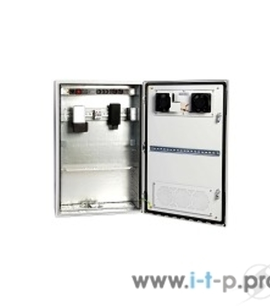 Шкаф настенный ЦМО ШТВ-Н-6.6.3-4ААА 6U 600x330 мм пер. дв. стал. лист несъемные бок. пан. 57 кг серый