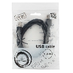 Кабель USB2.0 Pro Cablexpert CCP-USB2-AMAM-6, AM/AM, 1.8м, экран, черный, пакет, фото3