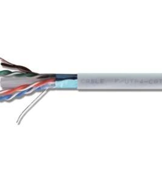 Кабель витая пара Rexant F/UTP cat.5e 1х2х24AWG solid CU PVC сер. (м)