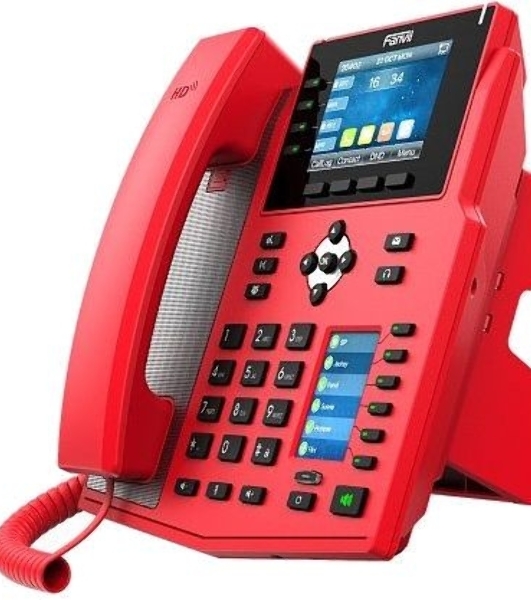 Телефон IP Fanvil X5U-R красный