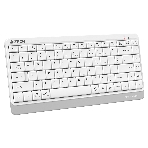 Клавиатура беспроводная A4Tech Fstyler FBK11 USB, Bluetooth/Радиоканал, белый/серый, фото9