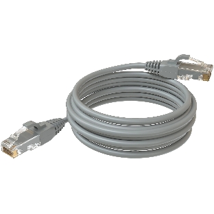 Патч-корд Sysmatrix PC 4545.5EU26.5LSZHGY U/UTP RJ-45 вил.-вилка RJ-45 кат.5E 5м серый LSZH
