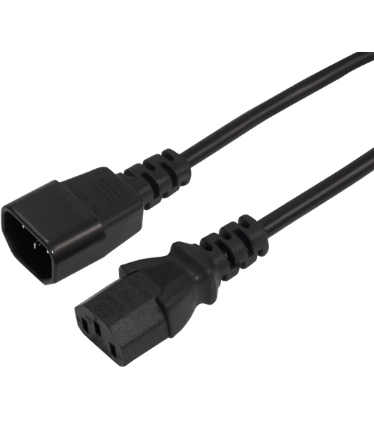 Шнур сетевой Rexant IEC 320 C13 – IEC 320 C14 3x1,0мм², 1,8 м