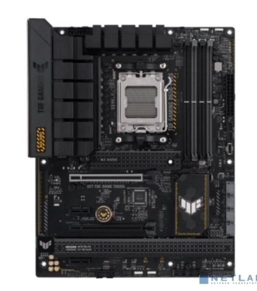 Материнская плата ASUS TUF GAMING B650-PLUS, AM5, AMD B650, 4xDDR5, 4xSATA, 3xM.2, 1xPCI-E 4.0 x16, 1xPCI-E 4.0 x4, 2xPCI-E x1, 1xHDMI, 1xDP, 1x 2.5Gb LAN, 2xUSB-A 3.2 Gen 2, 1xUSB-A 3.2 Gen 2x2, 1xUSB-C 3.2 Gen 2, 5x3.5 мм, 7.1, ATX