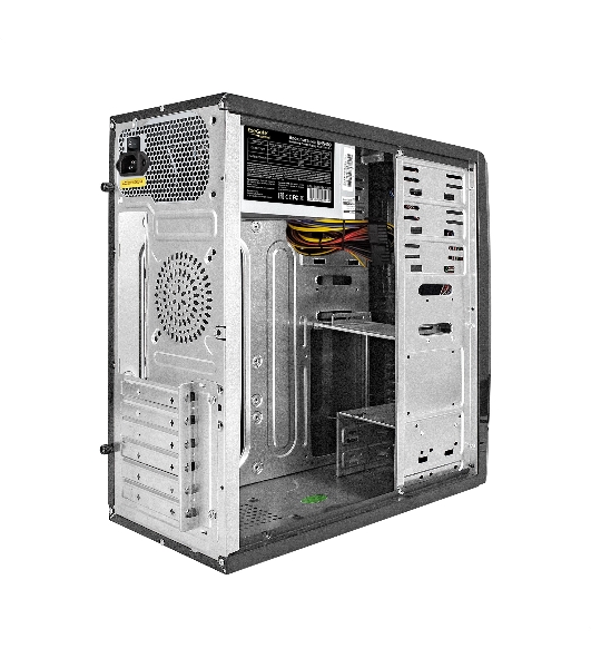 Компьютерный корпус Miditower ExeGate UN-604-UNS400 (ATX, БП UNS400 с вент. 12см, 2хUSB+2хUSB 3.0, аудио, черный)