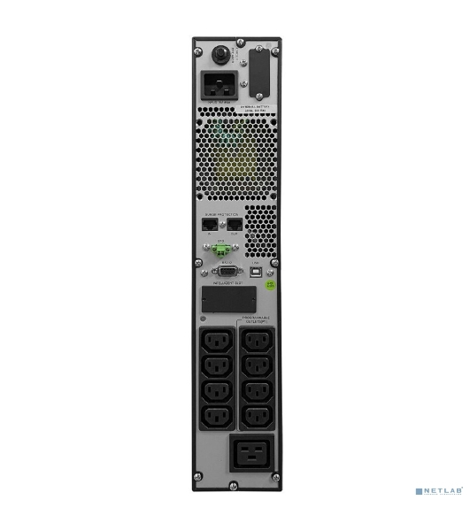 Источник бесперебойного питания HIDEN EXPERT ULPS2500RM 2500ВА/2250Вт Линейно-интерактивный ИБП Rackmount 2U, 8 IEC C13 и 1xIEC C19, USB, RS232, SNMP слот, встроенные АКБ 6х12В/7Ач