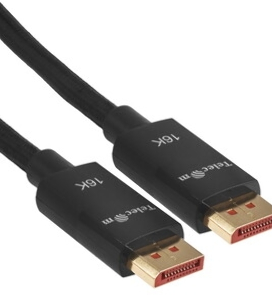 Кабель соединительный Telecom DP-DP 2.1V 80Gbs 16K@60Hz 2м, медь, TCG865-2M