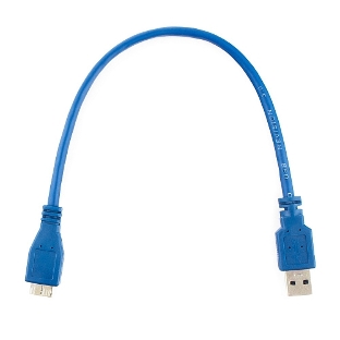 Кабель Gembird/Cablexpert USB 3.0 Pro, AM/microBM 9P, 30 см, экран, синий, пакет