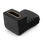 Переходник Gembird Переходник HDMI-HDMI 19F/19F, угловой, золотые разъемы, пакет, фото3