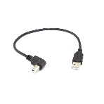 Кабель USB 2.0 на USB-B угол влево 0,3 м, фото2