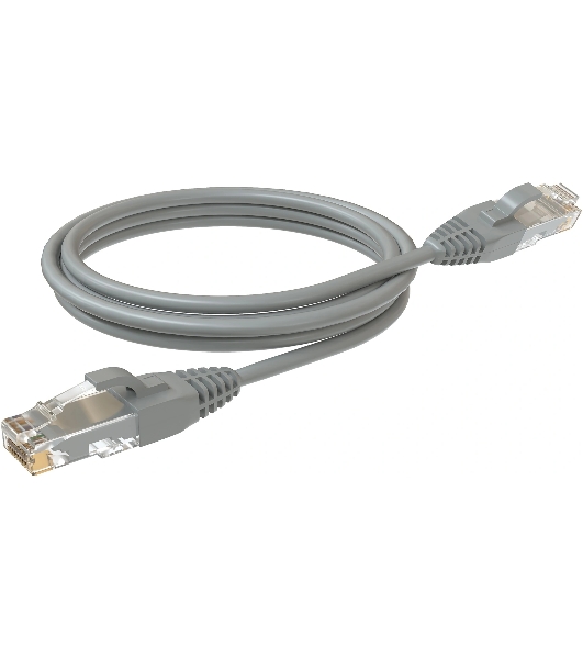 Патч-корд Sysmatrix PC 4545.5EU26.3LSZHGY U/UTP RJ-45 вил.-вилка RJ-45 кат.5E 3м серый LSZH