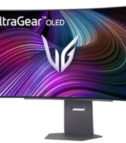 Монитор 45' LG UltraGear 45GX90SA-B OLED 3440x1440, 240 Гц, 0.03 мс, 21:9, 1300 кд/м² (пиковая), 2×HDMI 2.1, DP 1.4, USB-C (65 Вт PD), USB Hub, 3.5 Jack, динамики (2×7 Вт), DisplayHDR True Black 400, FreeSync Premium, G-Sync Compatible, изогнутый (800R), черный