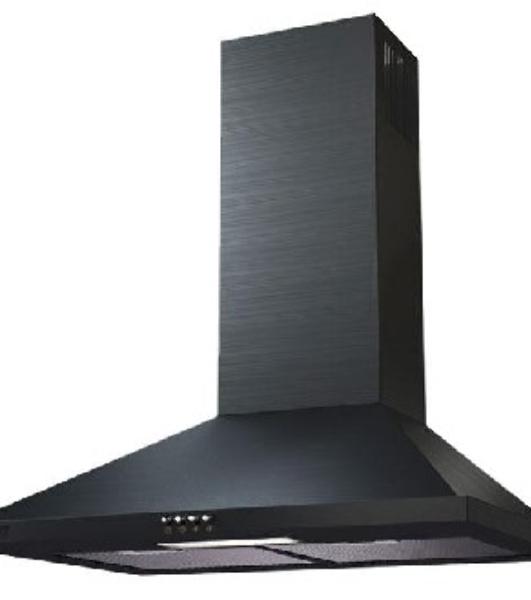 Вытяжка Krona BELLA 600 BLACK PUSH BUTTON черный