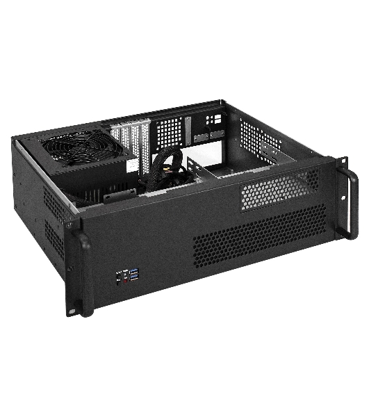 Серверный корпус ExeGate EX293668RUS Pro 3U330-02 (RM 19', высота 3U, глубина 330, БП 700PPH-SE 80 PLUS® Bronze, USB)