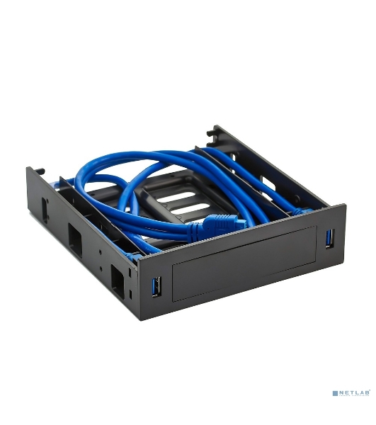 Салазки ExeGate EX280445RUS (переходник) для установки HDD 2.5/3.5' в отсек 5.25' с 2хUSB 3.0 ExeGate HD-2U3