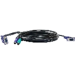 Кабель D-Link DKVM-CB/B1AКабель KVM длиной 1,8 м с разъемами VGA и PS/2, фото 1