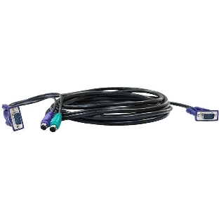 Кабель D-Link DKVM-CB/B1AКабель KVM длиной 1,8 м с разъемами VGA и PS/2
