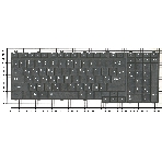 Клавиатура для ноутбука Toshiba Tecra A11 черная, фото 1