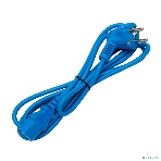 Кабель питания Cablexpert PC-186-VDE-B-1.8M, Schuko-C13, 3x0.75мм2, 10A, с заземлением, медь, 1.8м, синий, пакет, фото3