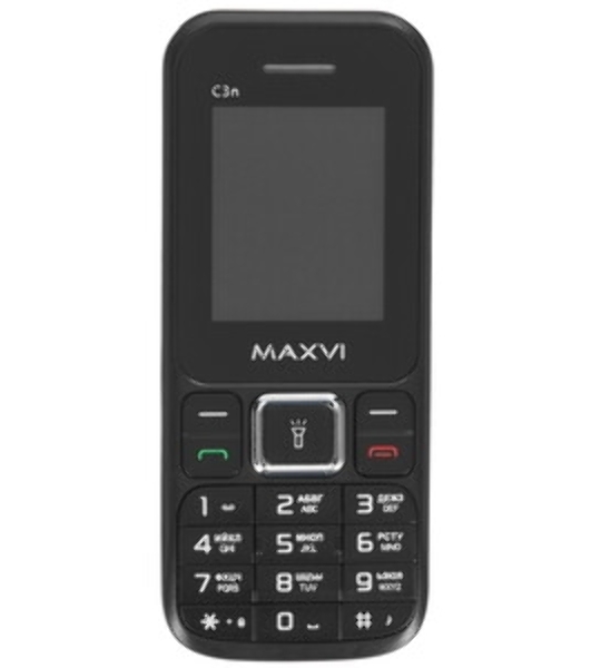 Мобильный телефон Maxvi C38 черный