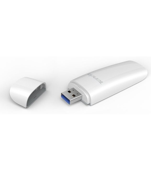 Адаптер Wi-Fi Tenda U12 (USB3.0, WLAN 1300Mbps, 802.11ac) 1x int Antenna