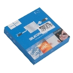 Кабель USB 2.0 HOCO X21, силиконовая оплетка, AM/Lightning M, бело-черный, 1м, фото4