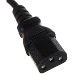 Шнур питания Lanmaster С13-C20, 3х0.75, 220В, 10А, черный, 2 метра, фото3