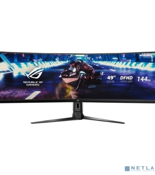Монитор 49' ASUS ROG Strix XG49VQ VA 3840x1080, 144 Гц, 4 мс, 32:9, 450 кд/м2, 2xHDMI, 1хDP, изогнутый, черный