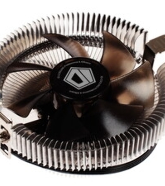Кулер Cooler ID-Cooling DK-01 черный/серебристый 92мм алюминий 2500rpm 29db 95W 52мм