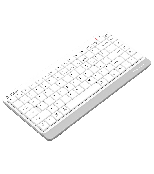 Клавиатура беспроводная A4Tech Fstyler FBK11 USB, Bluetooth/Радиоканал, белый/серый