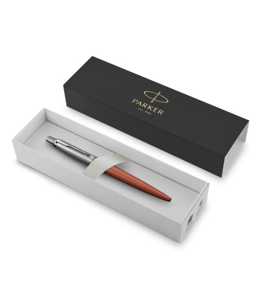 Ручка шариковая Parker Jotter Core K63 (CW1953189) Chelsea Orange CT, M, синие чернила, подарочная коробка