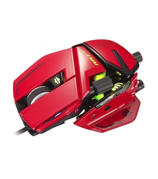 Мышь проводная Mad Catz R.A.T. 8+ ADV красный, 20000 dpi, USB, кнопки - 11