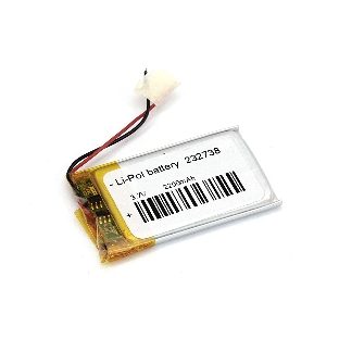 Аккумулятор Li-Pol (батарея) 2.3x27x38 мм 2pin 3.7V/220mAh