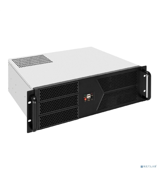Серверный корпус ExeGate Pro 3U400-07 (RM 19', высота 3U, глубина 400, без БП, 2хUSB)