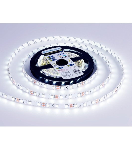 Светодиодная лента Ambrella light GS4003 5050 60Led/ 14.4W m/ 24V IP20 6500K/ 5000*10*1.87mm (2 конт.)