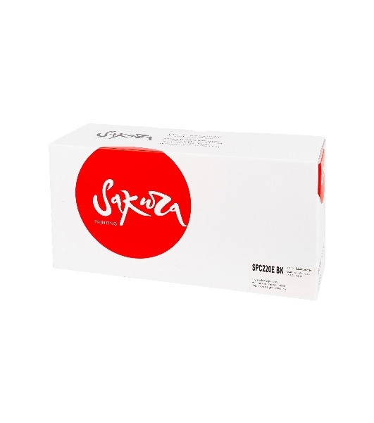 Картридж Sakura SPC220EBK (406052) для Ricoh Aficio SP C220S, C221SF, C222SF, SP C220N, C221N, C222DN, C240DN, C240SF, черный, 2300 к.