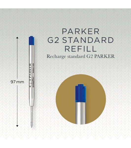 Стержень шариковый Parker QuinkFlow Z08 (CW1950371) M 1мм, синие чернила, блистер