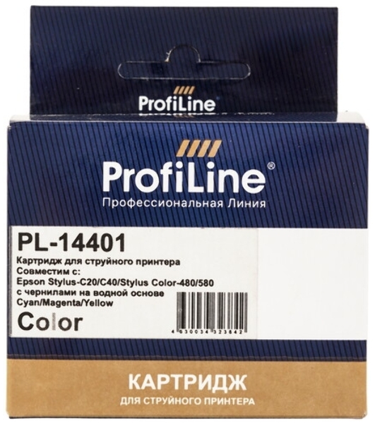 Картридж струйный ProfiLine PL-14401 для принтеров Epson StylusColor 480 Color водн