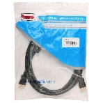 Кабель аудио-видео Buro HDMI (m)/HDMI (m) 3м. феррит.кольца черный HDMI-19M/19M-3M-MG, фото 1