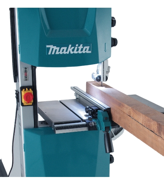 Пила Makita LB1200F ленточная [LB1200F] 900Вт,400\800м\мин,рез-165х305мм,81.2кг,кор,стол на ножках,подсв,угл направляющая+5полотен