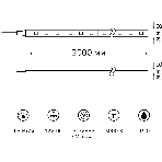 Лента светодиодная Basic Gauss 12V 4,8W/m 312lm/m 3000K IP20 LED 2m 1/120, фото 1
