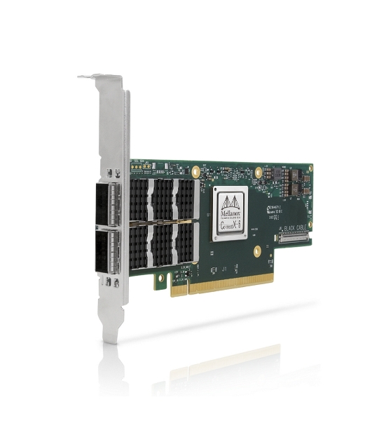 Сетевая карта Mellanox ConnectX-6 VPI adapter card, 100Gb/s (HDR100, EDR IB and 100GbE), dual-port QSFP56, PCIe3.0/4.0 x16, tall bracket