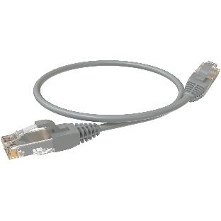 Патч-корд Sysmatrix PC 4545.5EU26.03LSZHGY U/UTP RJ-45 вил.-вилка RJ-45 cat.5e 0.3м серый LSZH