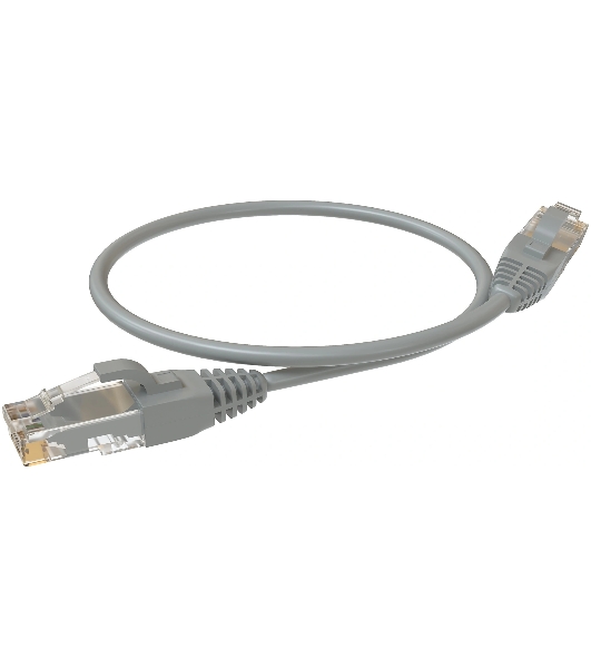 Патч-корд Sysmatrix PC 4545.5EU26.03LSZHGY U/UTP RJ-45 вил.-вилка RJ-45 cat.5e 0.3м серый LSZH