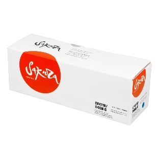 Картридж Sakura CF411X/046HC для HP и Canon, голубой, 5000 к.