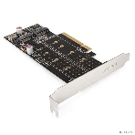 Переходник ExeGate EXE-597E2 (2 x M.2 M key -> PCI-E x8 v3.0, для установки двух SSD M.2 2230/2242/2260/2280/22110 M key NGFF в слот PCI-E, материнская плата должна быть c функции Bifurcation PCI-E), фото9