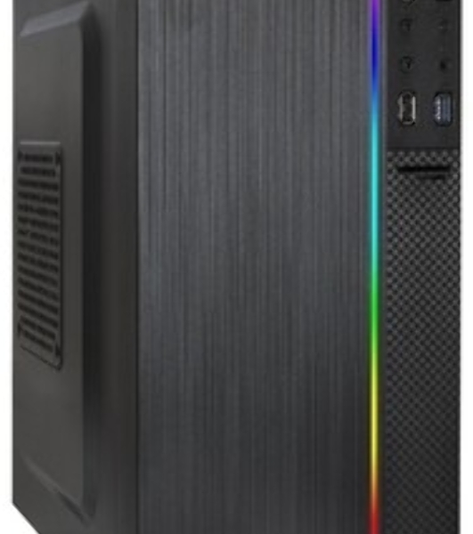 Компьютерный корпус Minitower ExeGate mEVO-9302-NPX400 (mATX, БП 400NPX с вент. 12см, 2*USB+1*USB 3.0, HD аудио, черный, с RGb подсветкой)