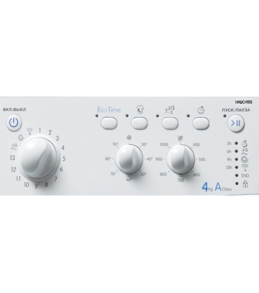 Стиральная машина Indesit IWUC 4105 белый, загр. фронтальная макс.: 4 кг 1000 об/мин класс: А